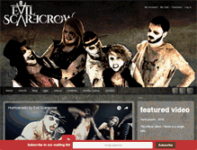 Tablet Screenshot of evilscarecrow.co.uk